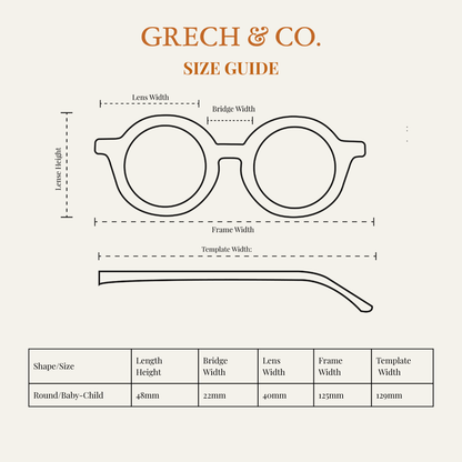 Original Round | Bio - Based · Bendable · Polarized | In Bloom GRECH &amp; CO.