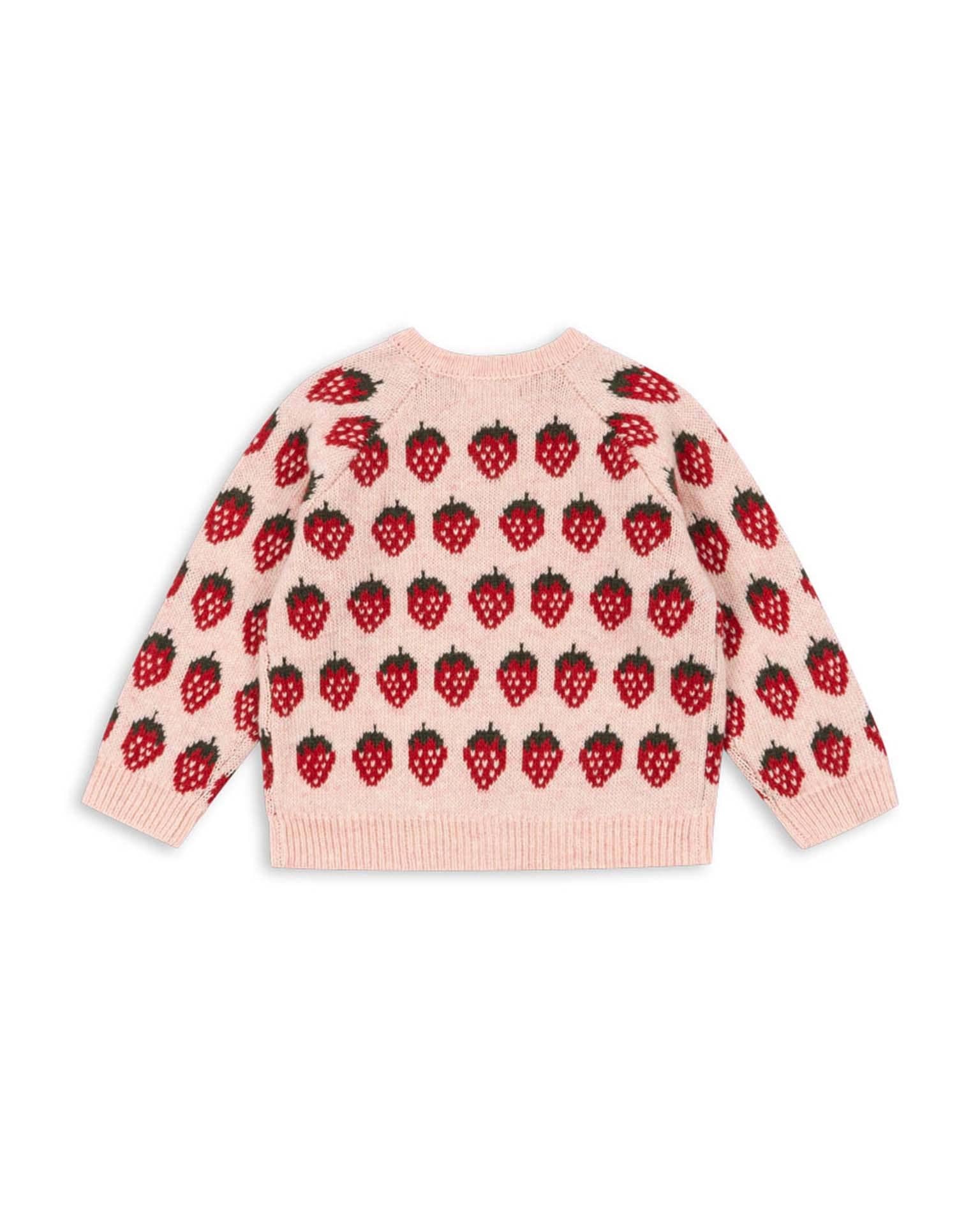 Konges Sløjd Belou Knit Cardigan - Strawberry