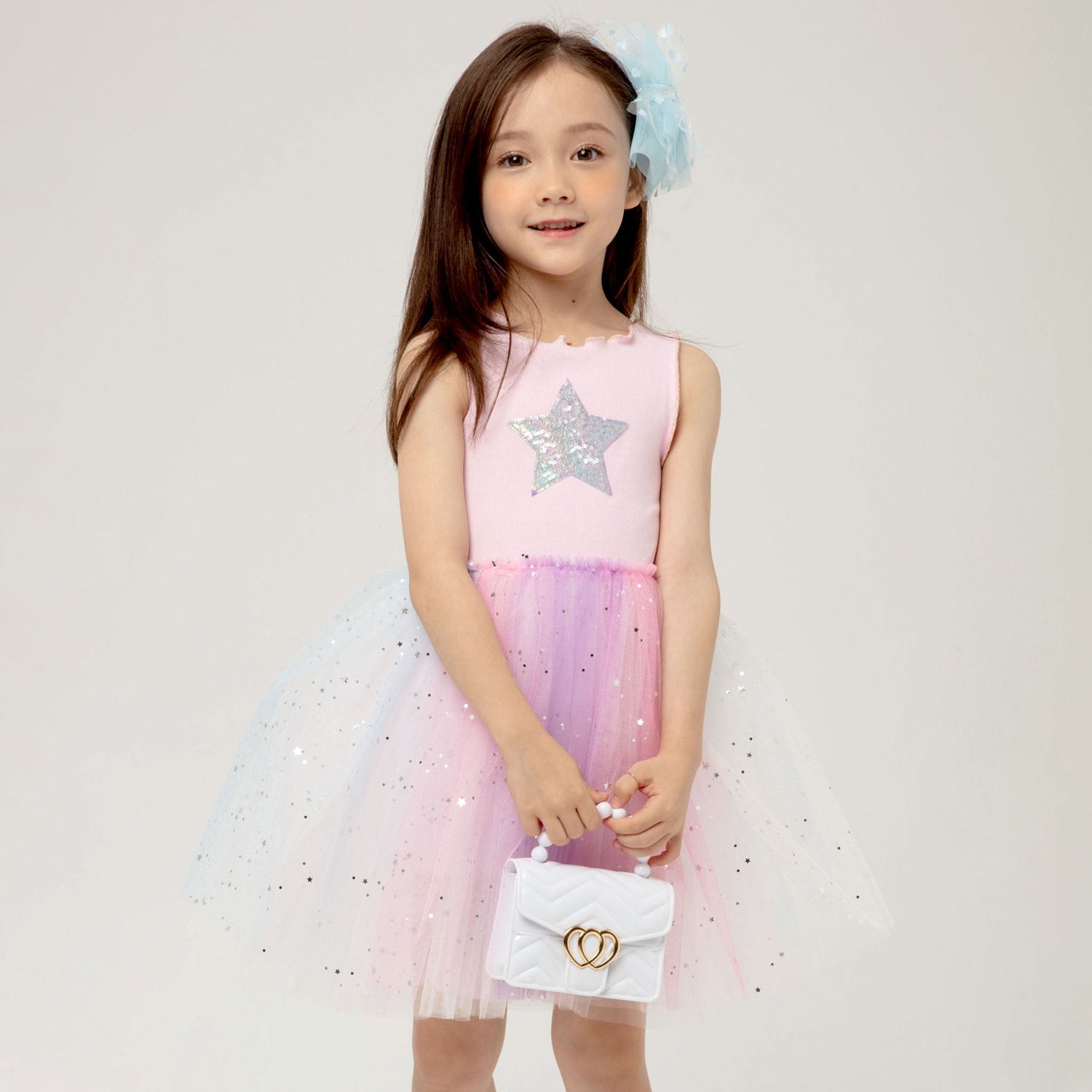 Petite Hailey Rylee Tutu Dress - Purple Petite Hailey