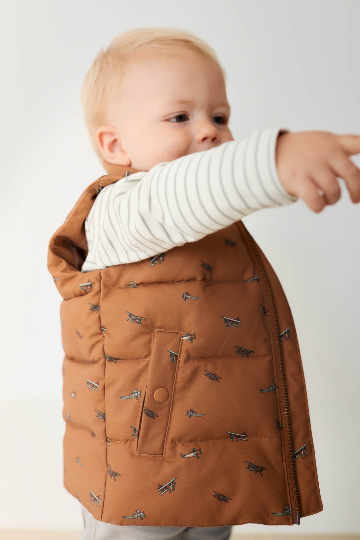 Pima Cotton Diego Top - Milford Sound/Cloud Stripe Jamie Kay