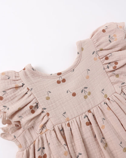 Quincy Mae Alina Dress Cherries Quincy Mae