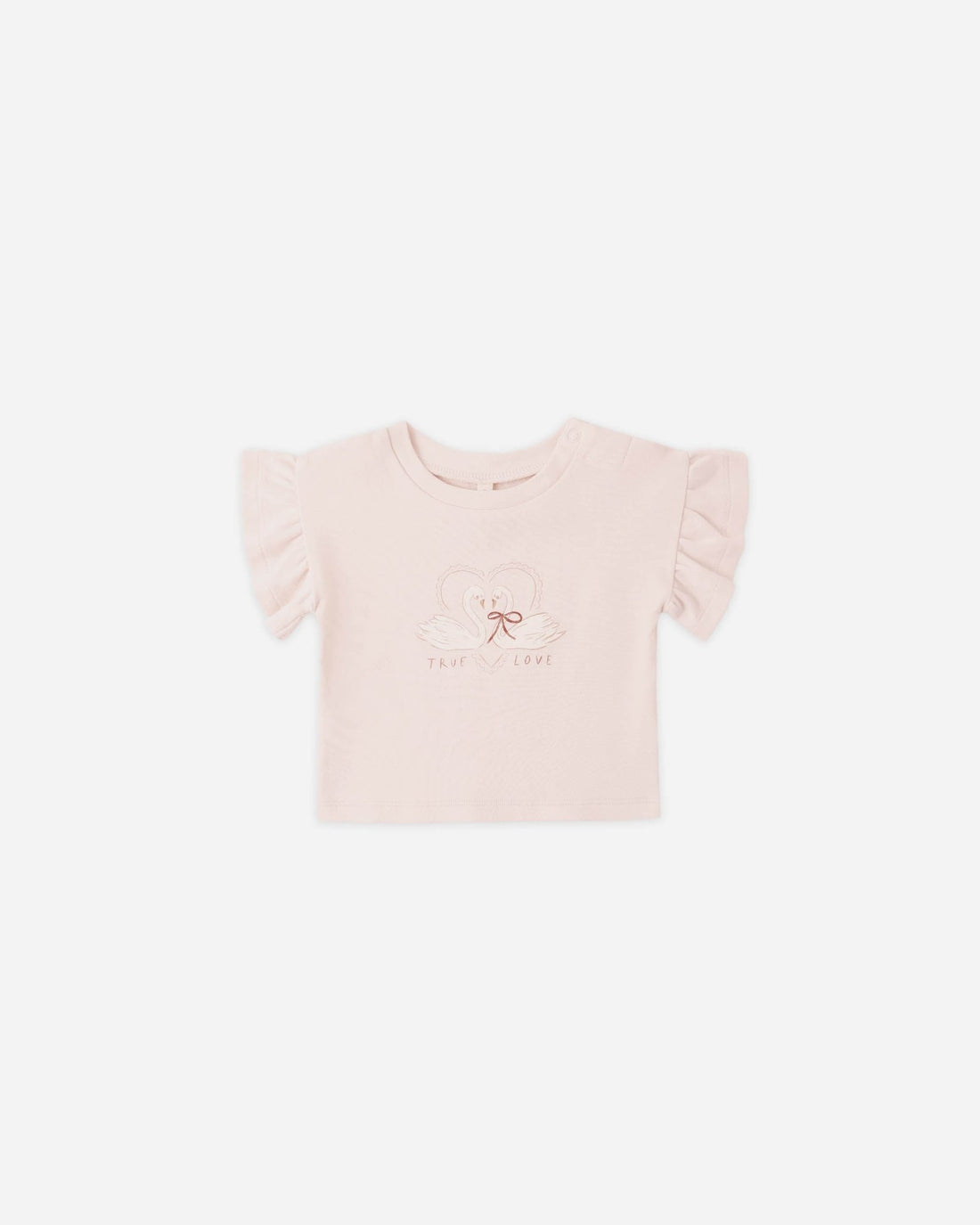 Quincy Mae Flutter Tee Swan Quincy Mae