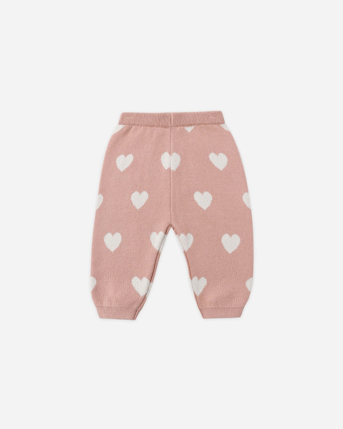 Quincy Mae Heart Knit Pants Pink Quincy Mae