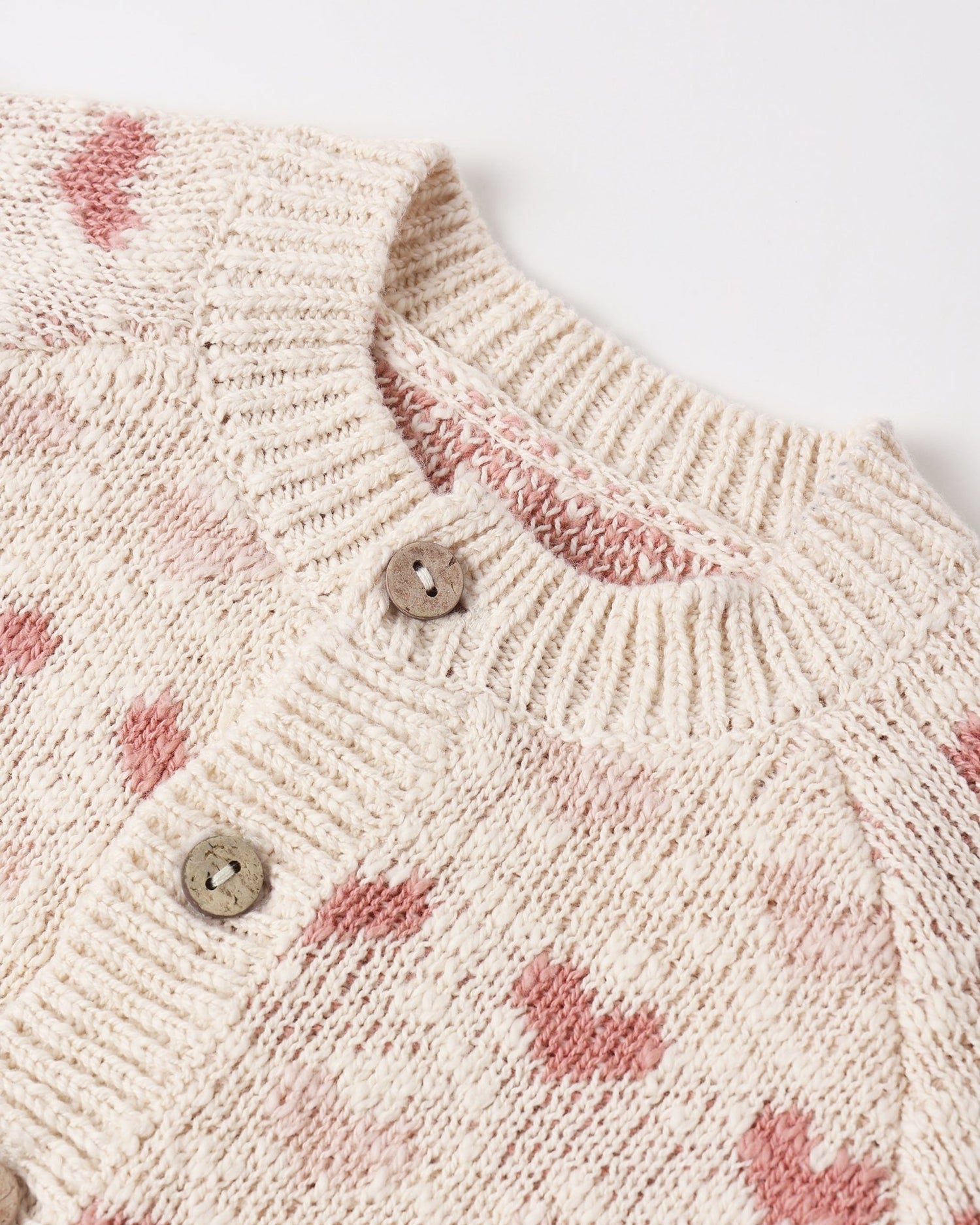 Quincy Mae Knit Cardigan Hearts Quincy Mae