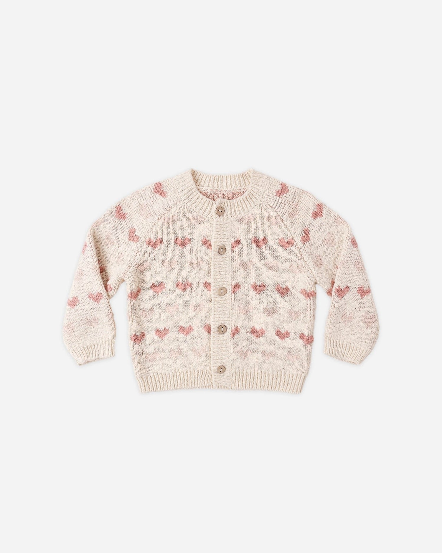 Quincy Mae Knit Cardigan Hearts Quincy Mae