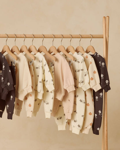 Quincy Mae Relaxed Fleece Jumpsuit || Smiley Pumpkins Quincy Mae New