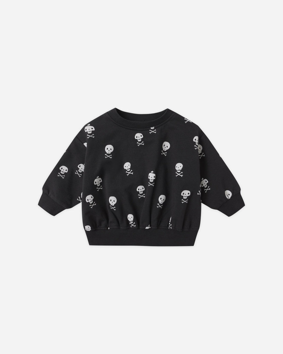 Quincy Mae Relaxed Fleece Sweatshirt || Crossbones Quincy Mae New