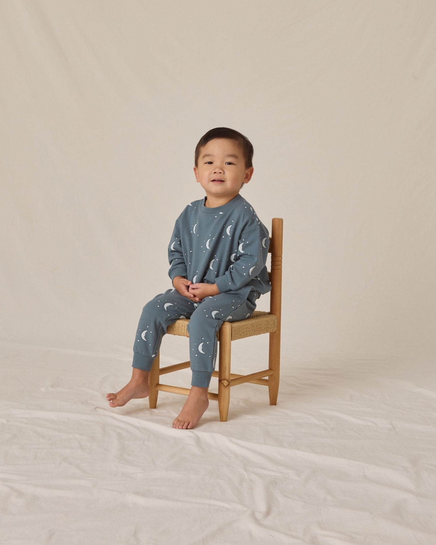 Quincy Mae Relaxed Fleece Sweatshirt || Silver Moons Quincy Mae