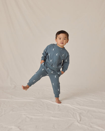 Quincy Mae Relaxed Fleece Sweatshirt || Silver Moons Quincy Mae