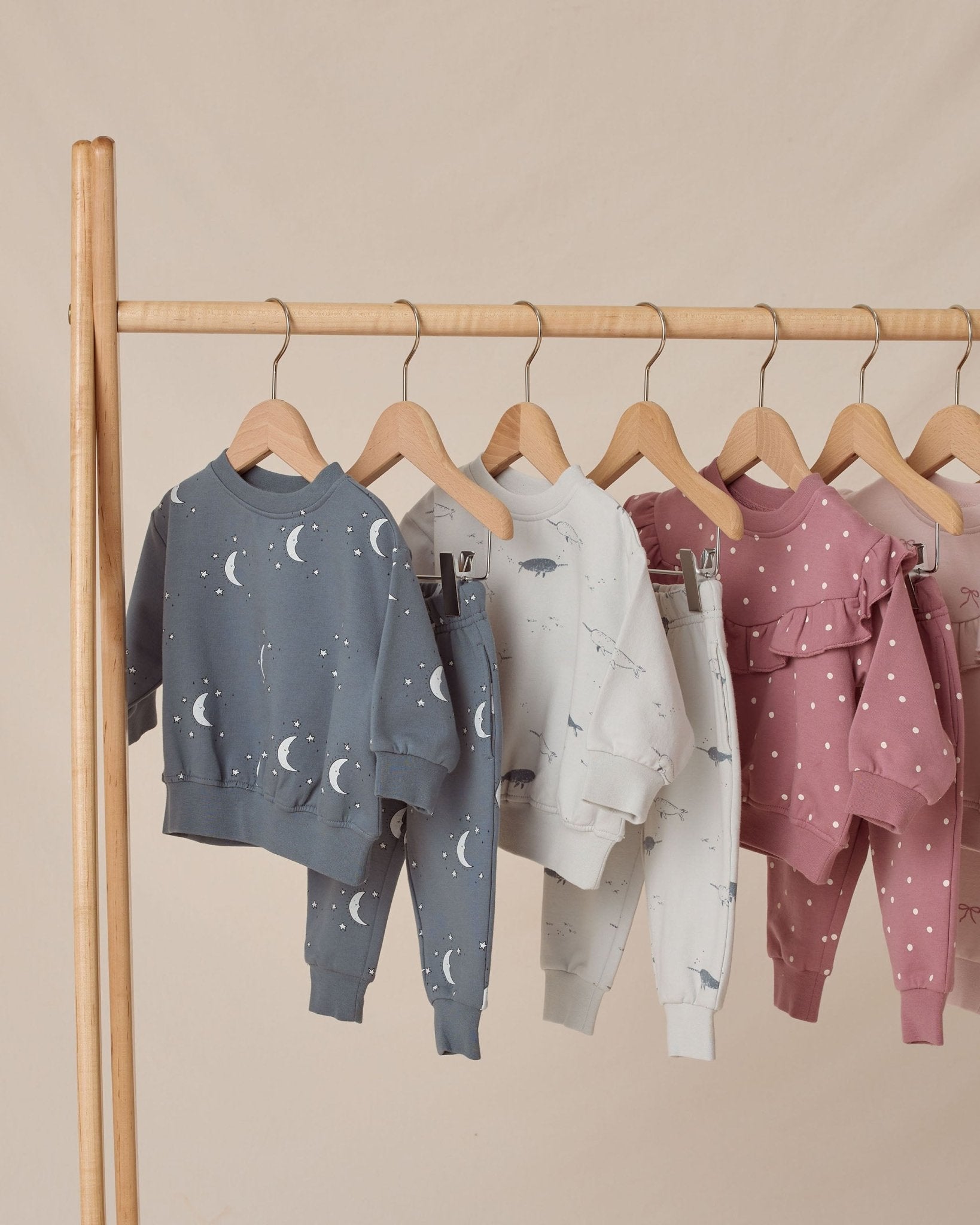 Quincy Mae Relaxed Fleece Sweatshirt || Silver Moons Quincy Mae