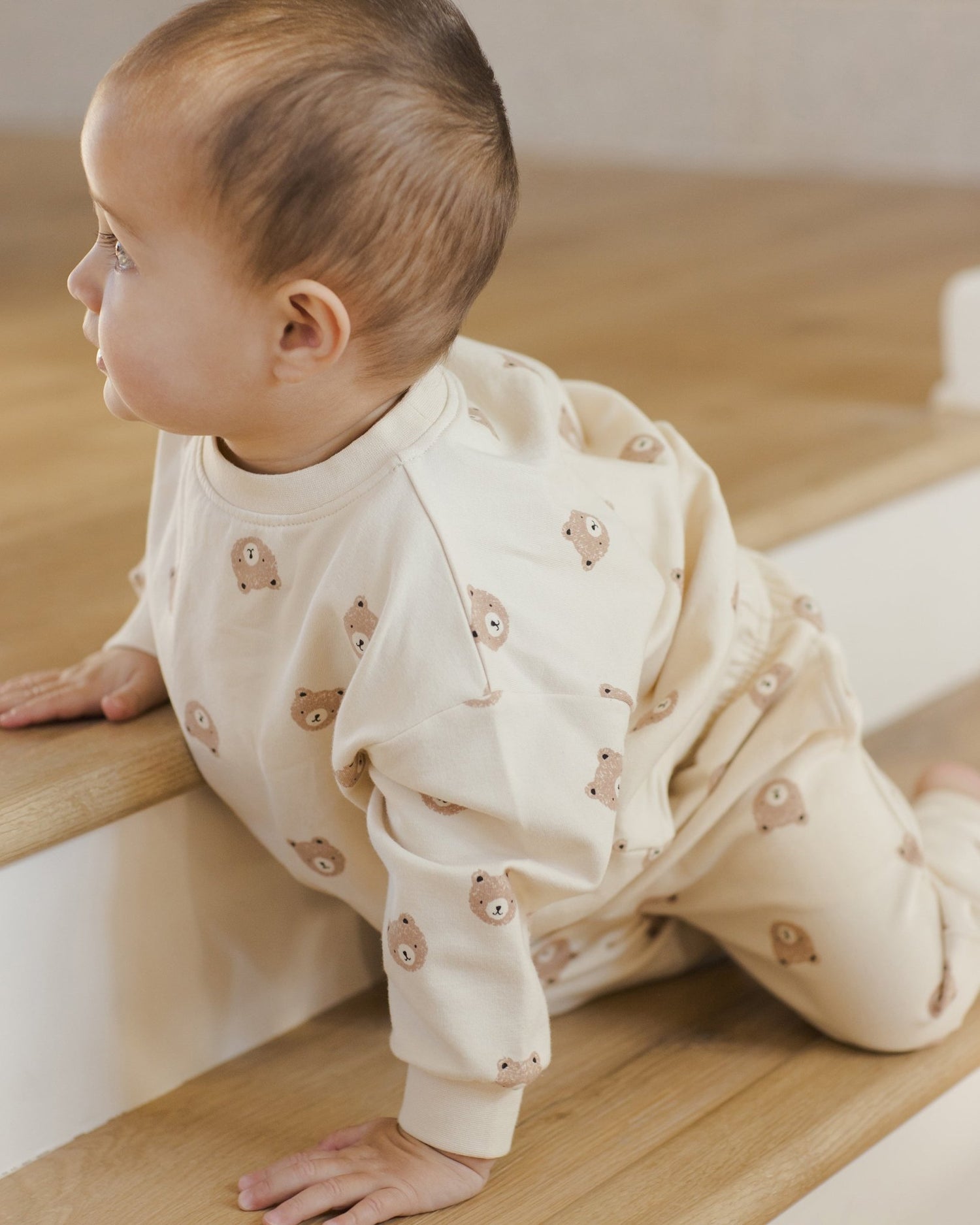 Quincy Mae Relaxed Sweatshirt || Brown Bear Quincy Mae