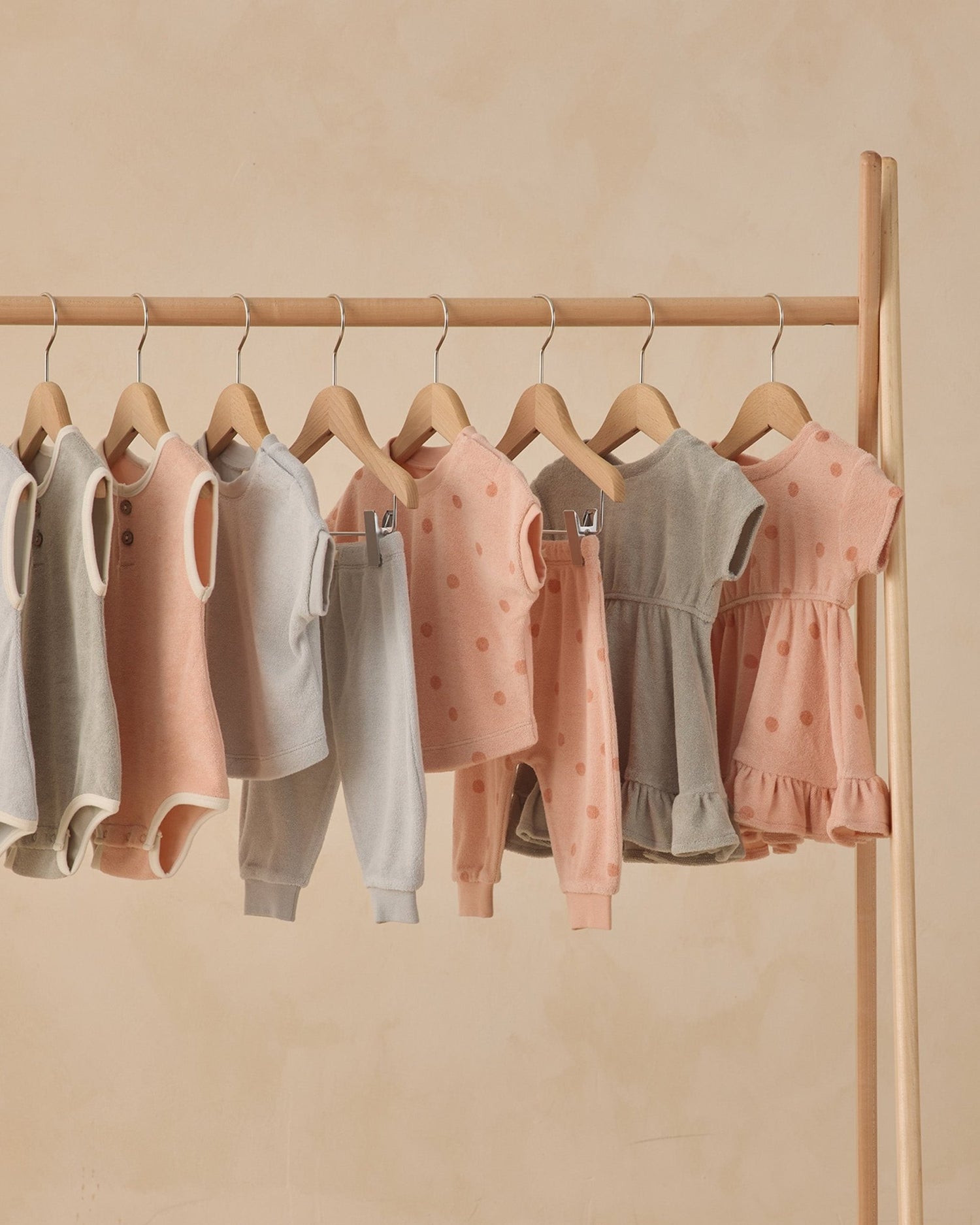 Quincy Mae Terry Tee + Pant Set Sky Quincy Mae