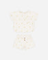 Quincy Mae Woven Boxy Top + Short Set || Geese Quincy Mae