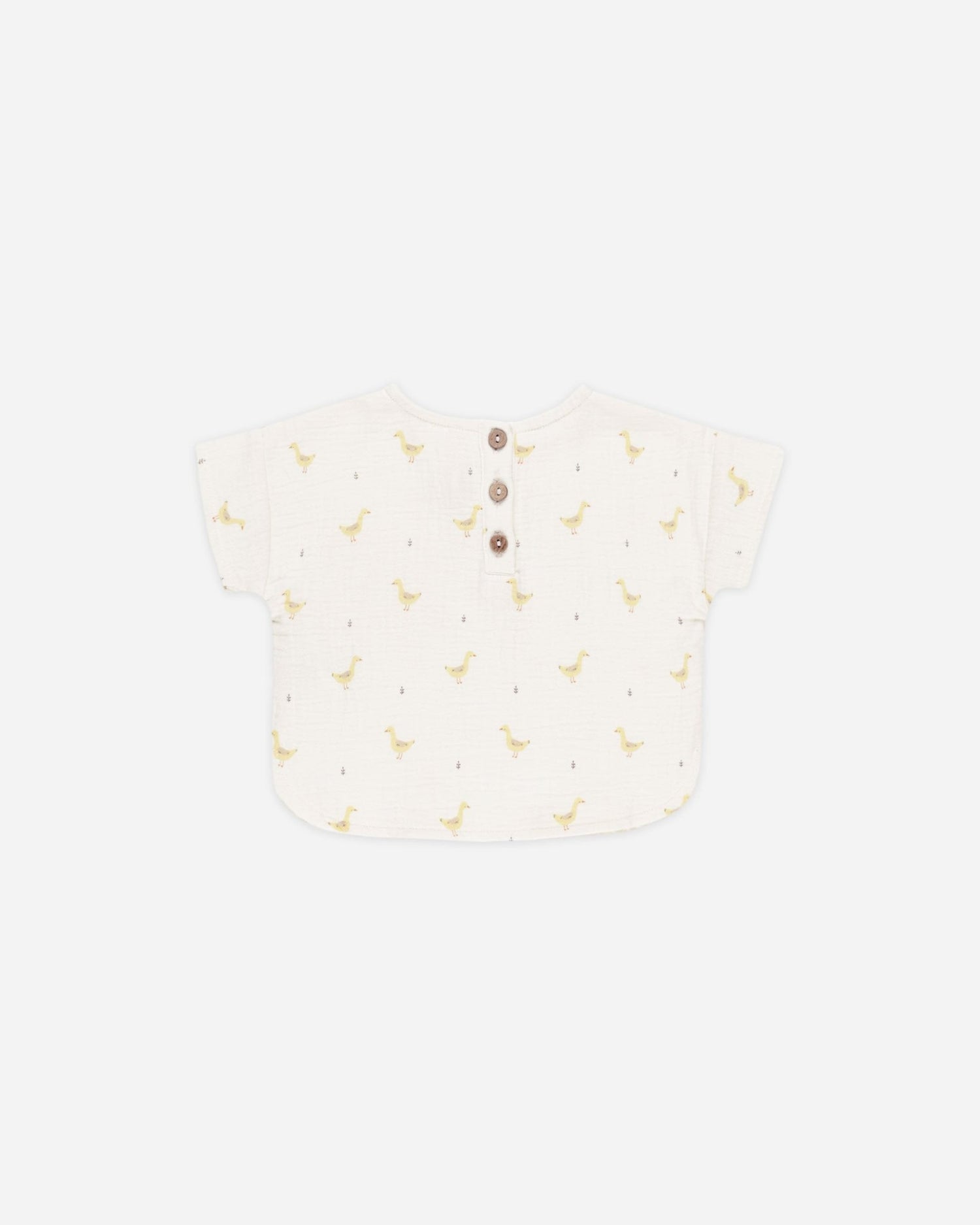 Quincy Mae Woven Boxy Top + Short Set || Geese Quincy Mae
