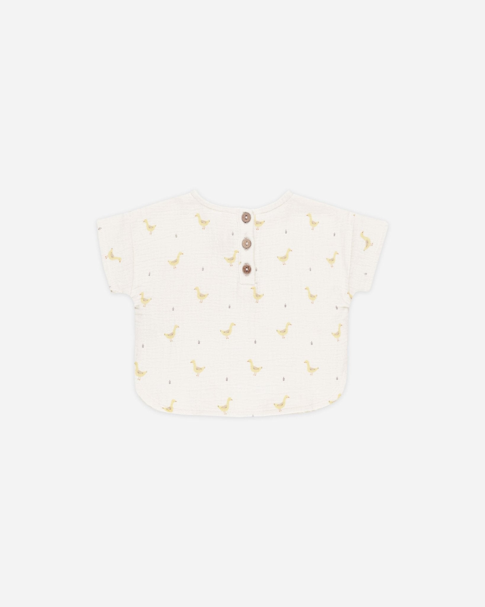 Quincy Mae Woven Boxy Top + Short Set || Geese Quincy Mae