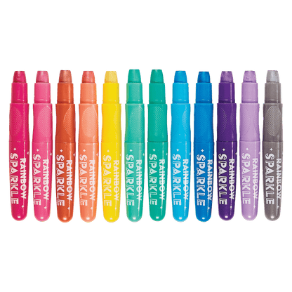 Rainbow Sparkle Metallic Watercolor Gel Crayons - Set of 12 OOLY