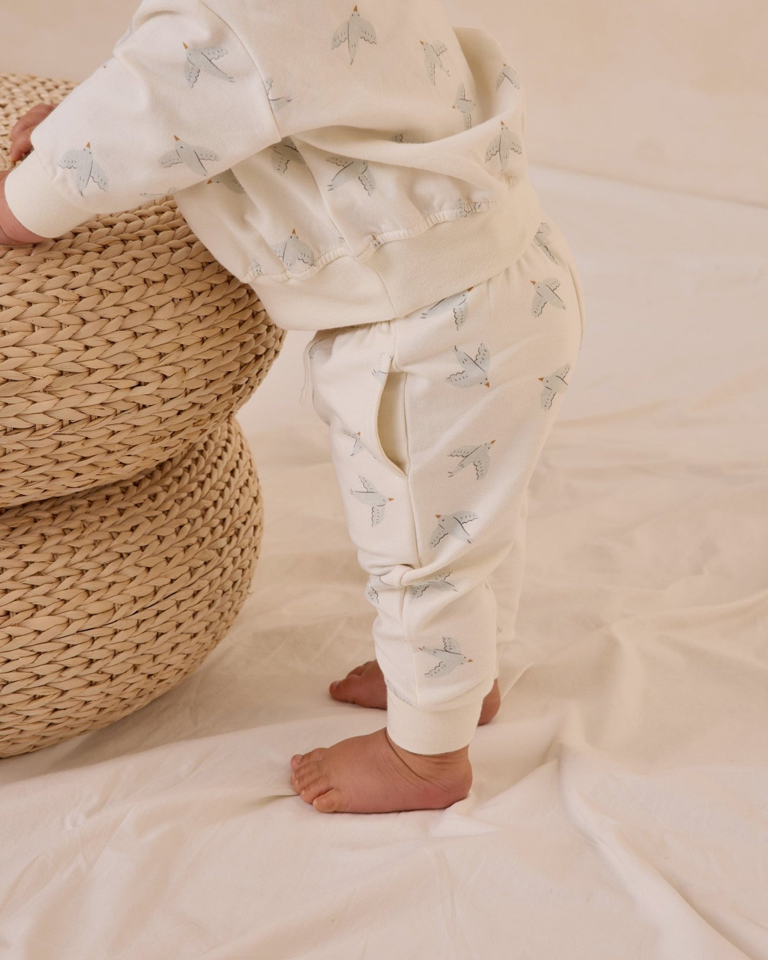 Relaxed Sweatpant || Birds Quincy Mae