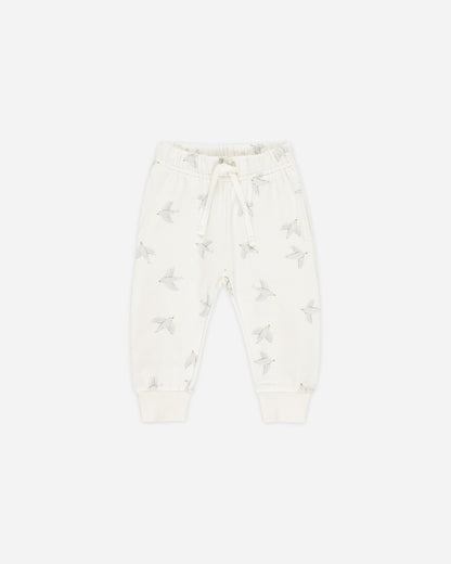 Relaxed Sweatpant || Birds Quincy Mae