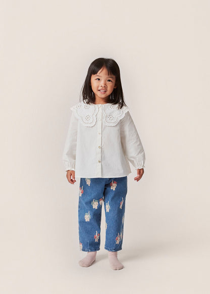 Rilo Collar Shirt in Optic Konges Sløjd