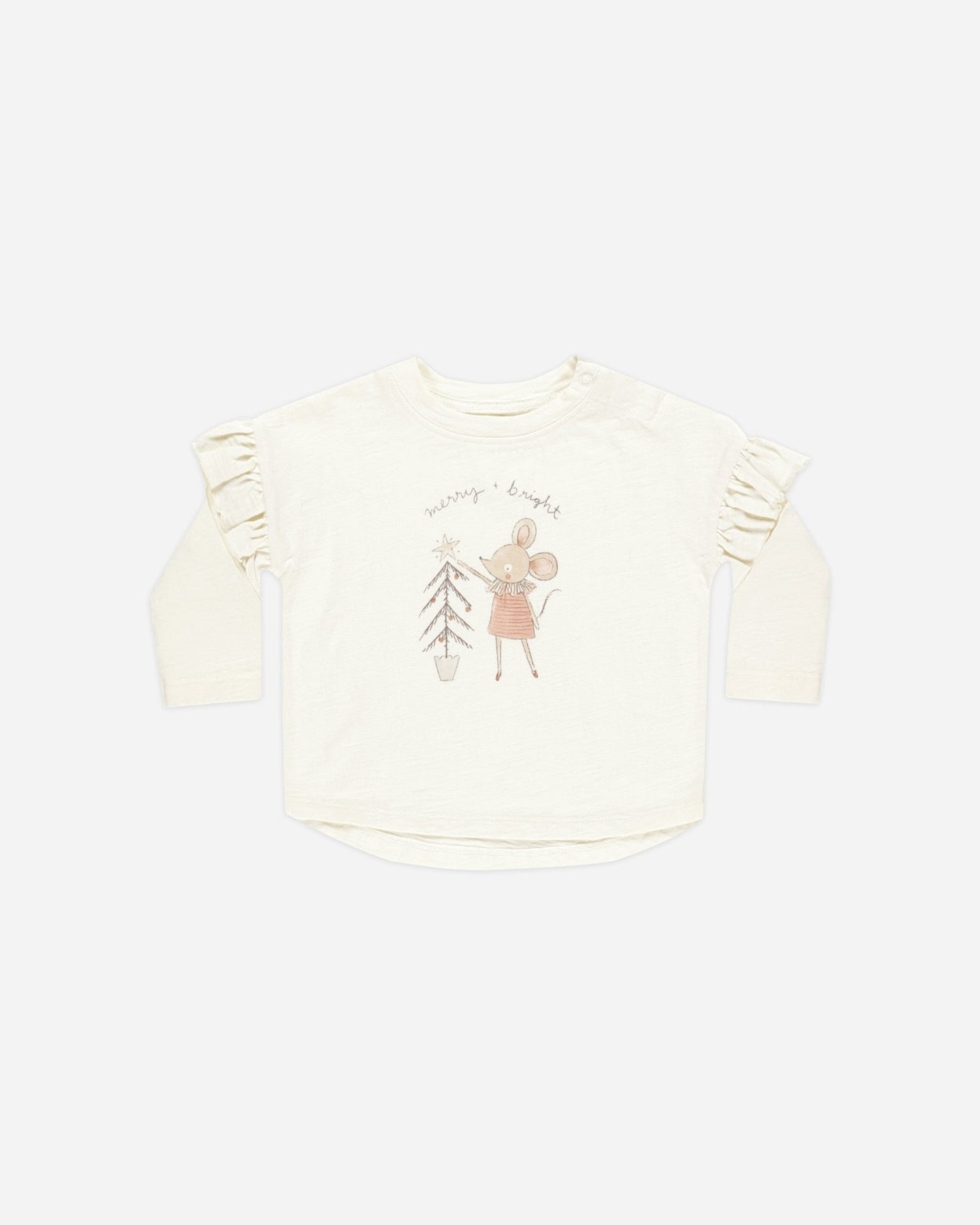 Rylee + Cru Ruffle Long Sleeve Tee || Mouse Rylee + Cru