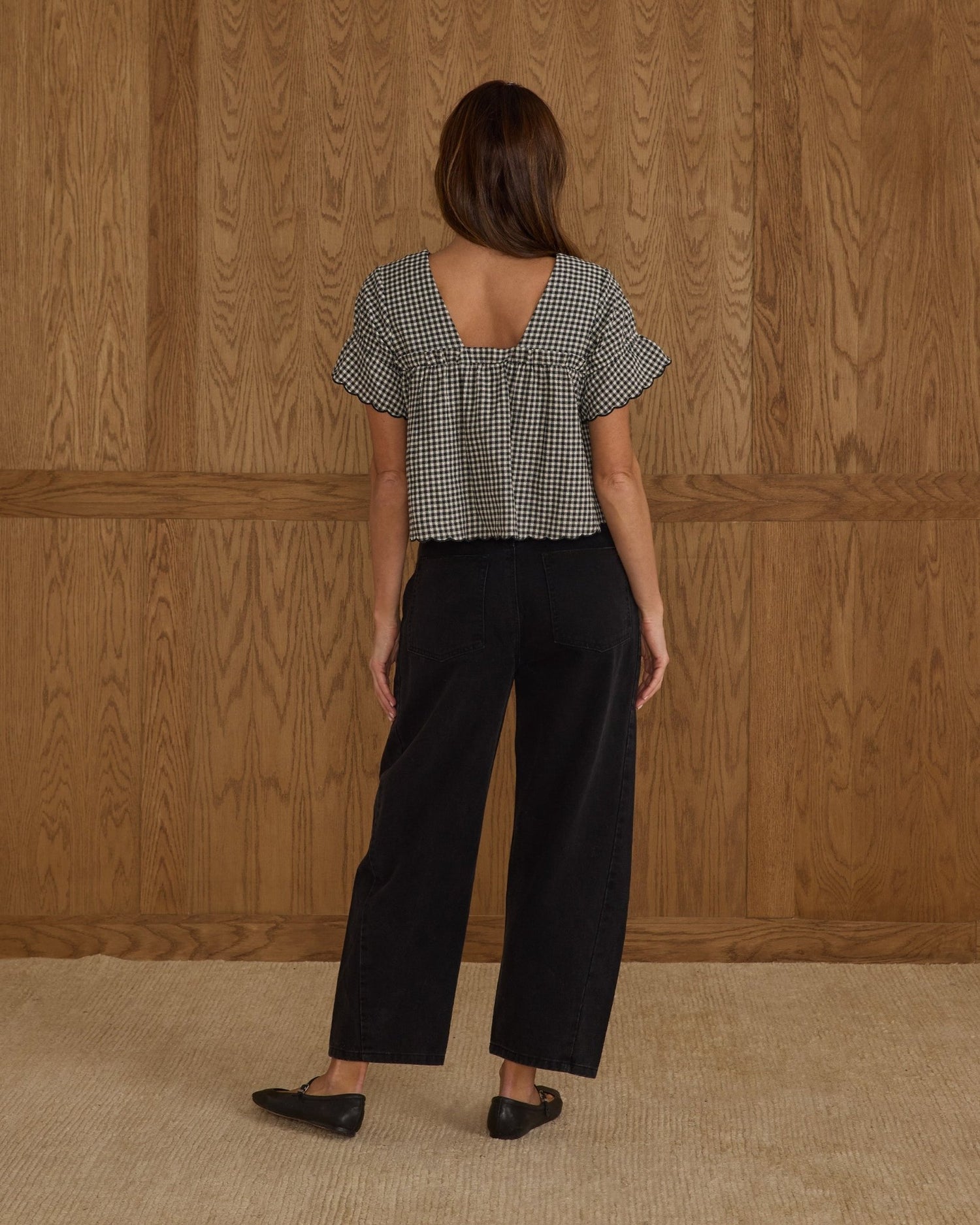 Rylee + Cru Barrel Denim | Washed Black Rylee + Cru