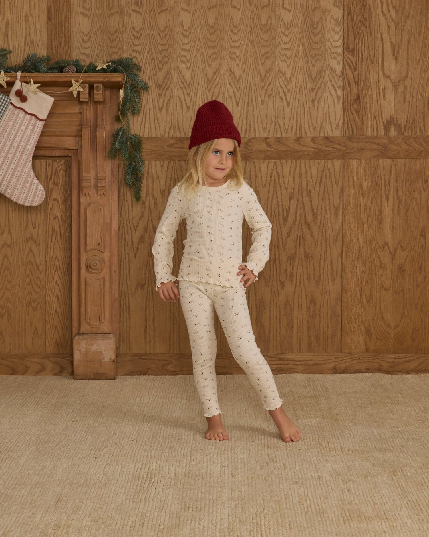 Rylee + Cru Legging || Natural Ditsy Rylee + Cru