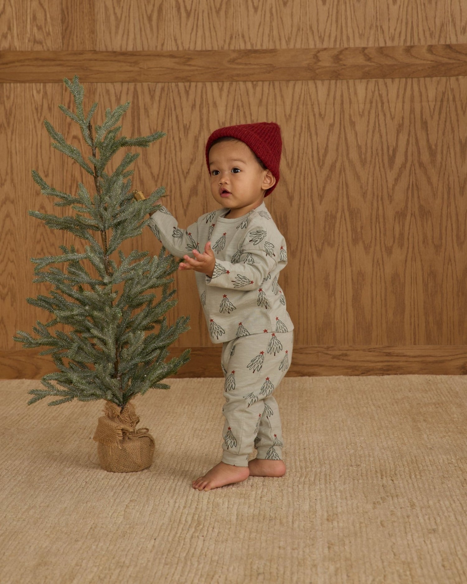 Rylee + Cru Long Sleeve Tee + Pant Set || Trees Rylee + Cru