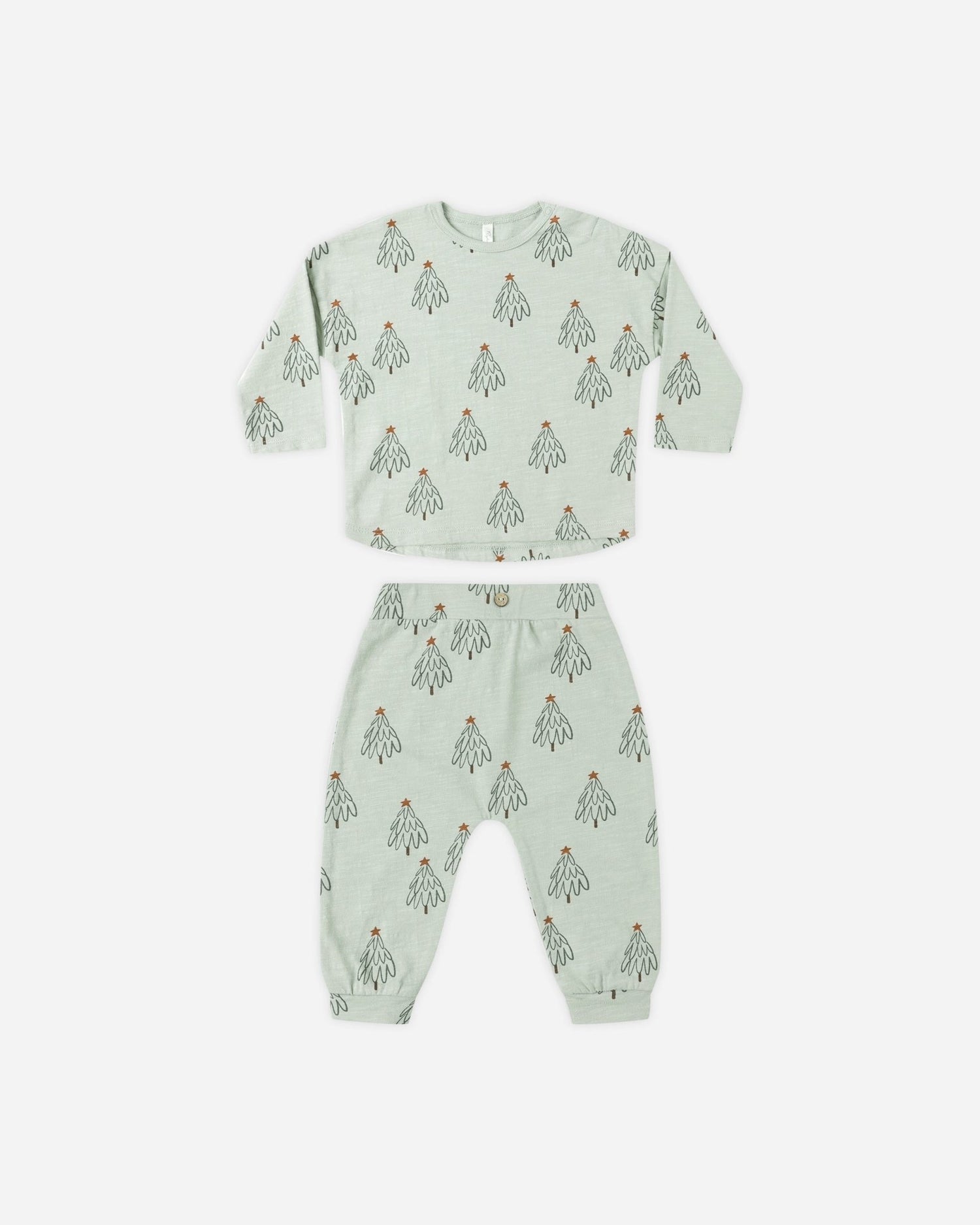 Rylee + Cru Long Sleeve Tee + Pant Set || Trees Rylee + Cru