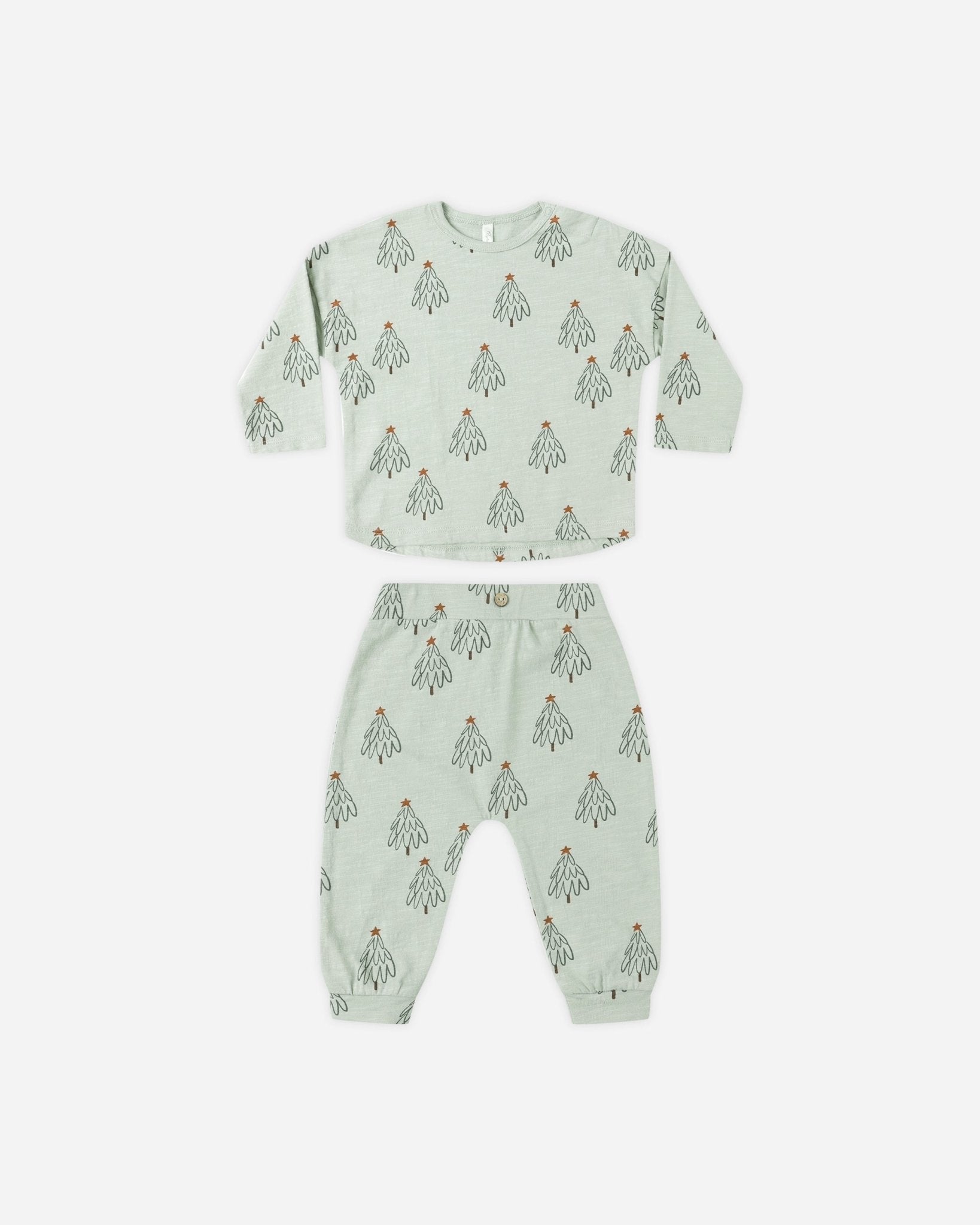 Rylee + Cru Long Sleeve Tee + Pant Set || Trees Rylee + Cru