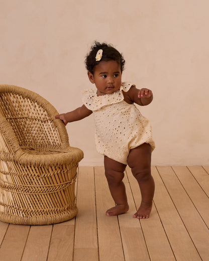 Rylee + Cru Myla Romper || Natural Rylee + Cru