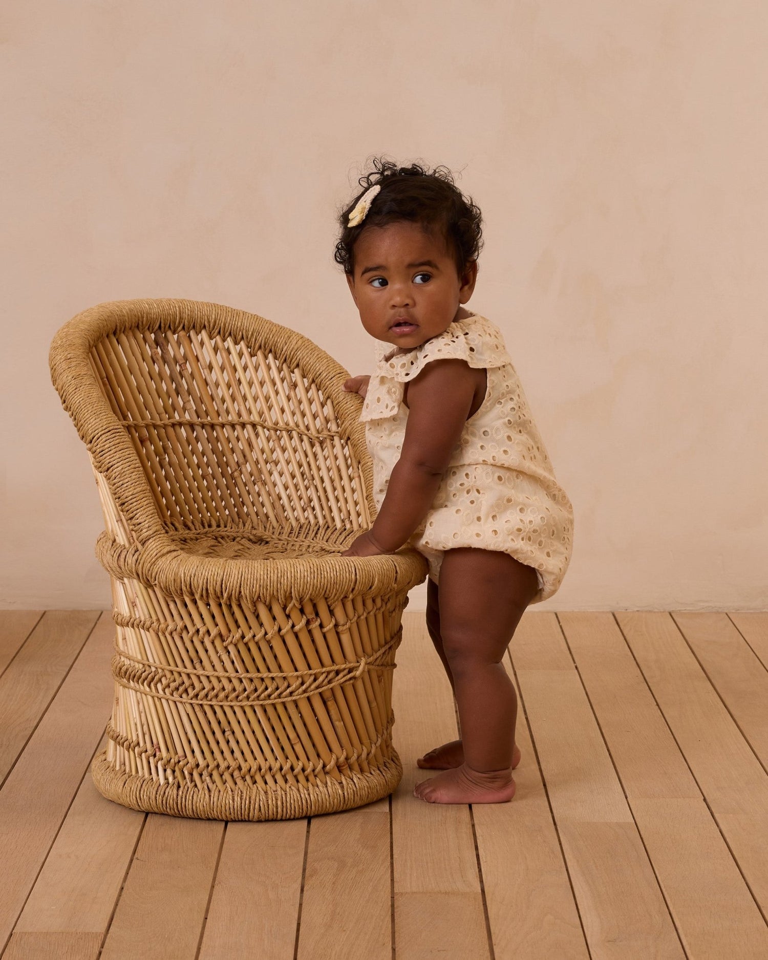 Rylee + Cru Myla Romper || Natural Rylee + Cru