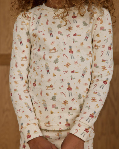 Rylee + Cru Organic Long Sleeve Pajama Set || Festive Rylee + Cru