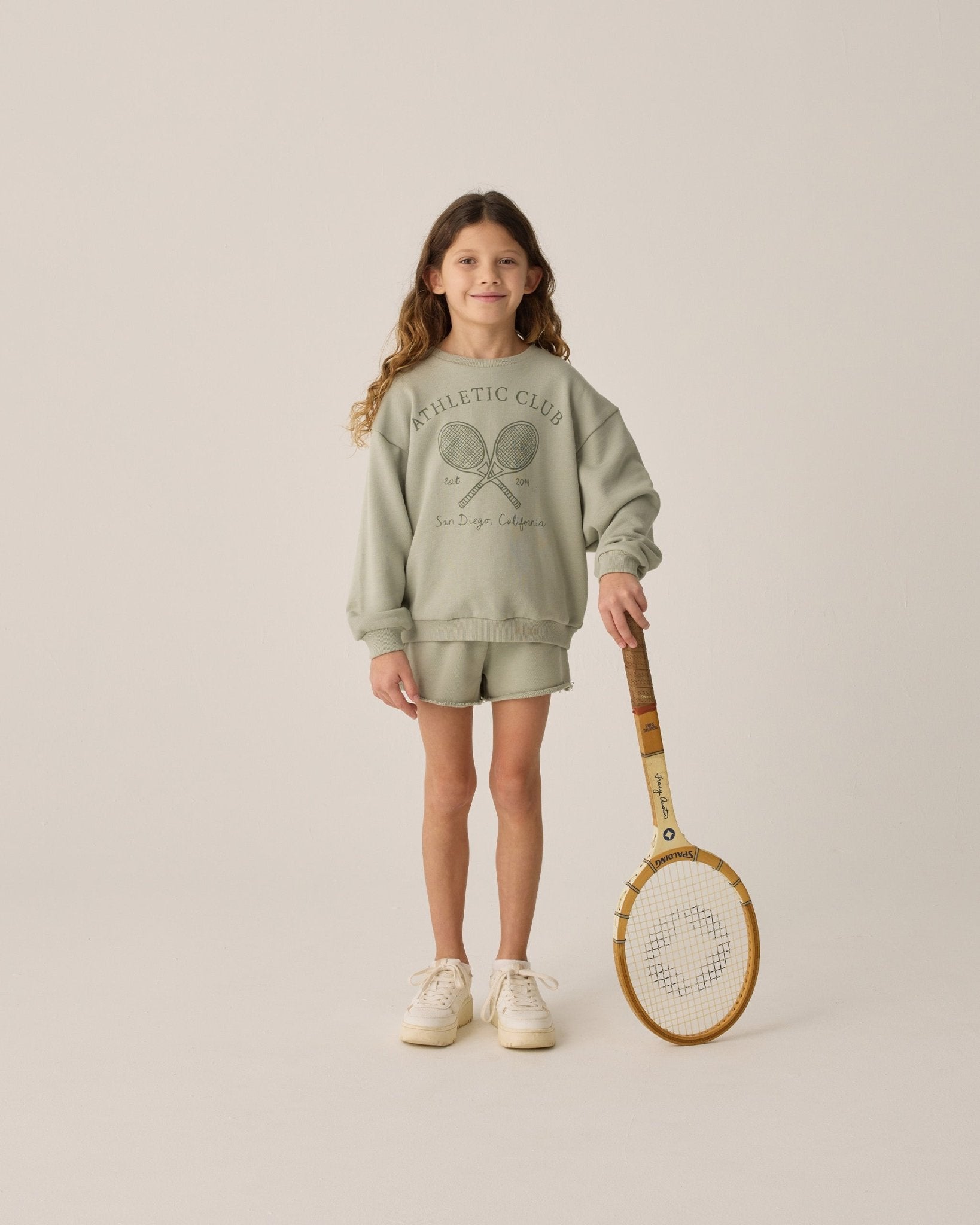 Rylee + Cru Sweat Short || Sage Rylee + Cru