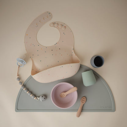 Silicone Baby Bib mushie