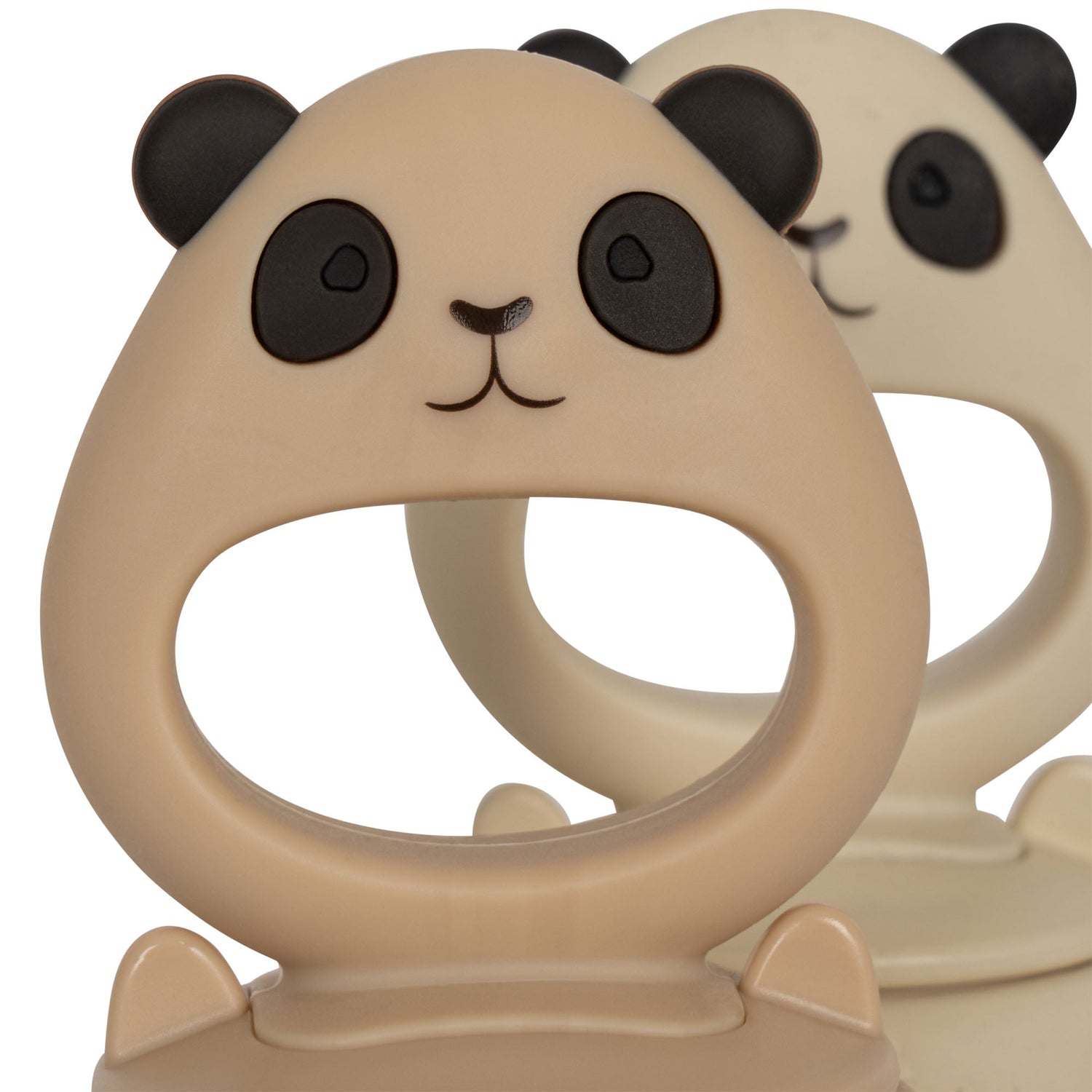 Silicone fruit feeding panda pacifier - shell mix Konges Sløjd
