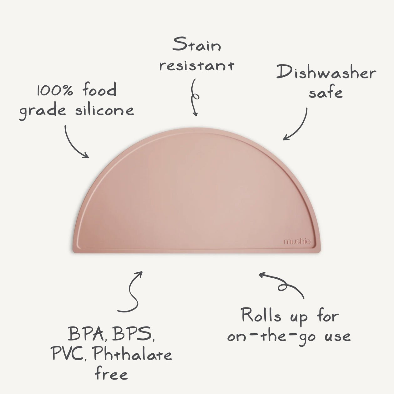 Silicone Placemat - Shifting Sand Mushie