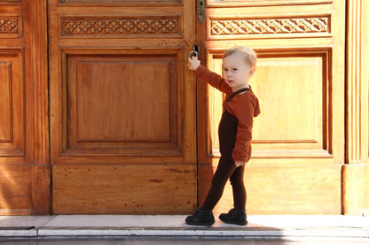 Silly Silas Footed Chocolate Brown Silly Silas