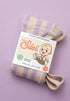 Silly Silas Footless Lavender x Cream Striped Silly Silas