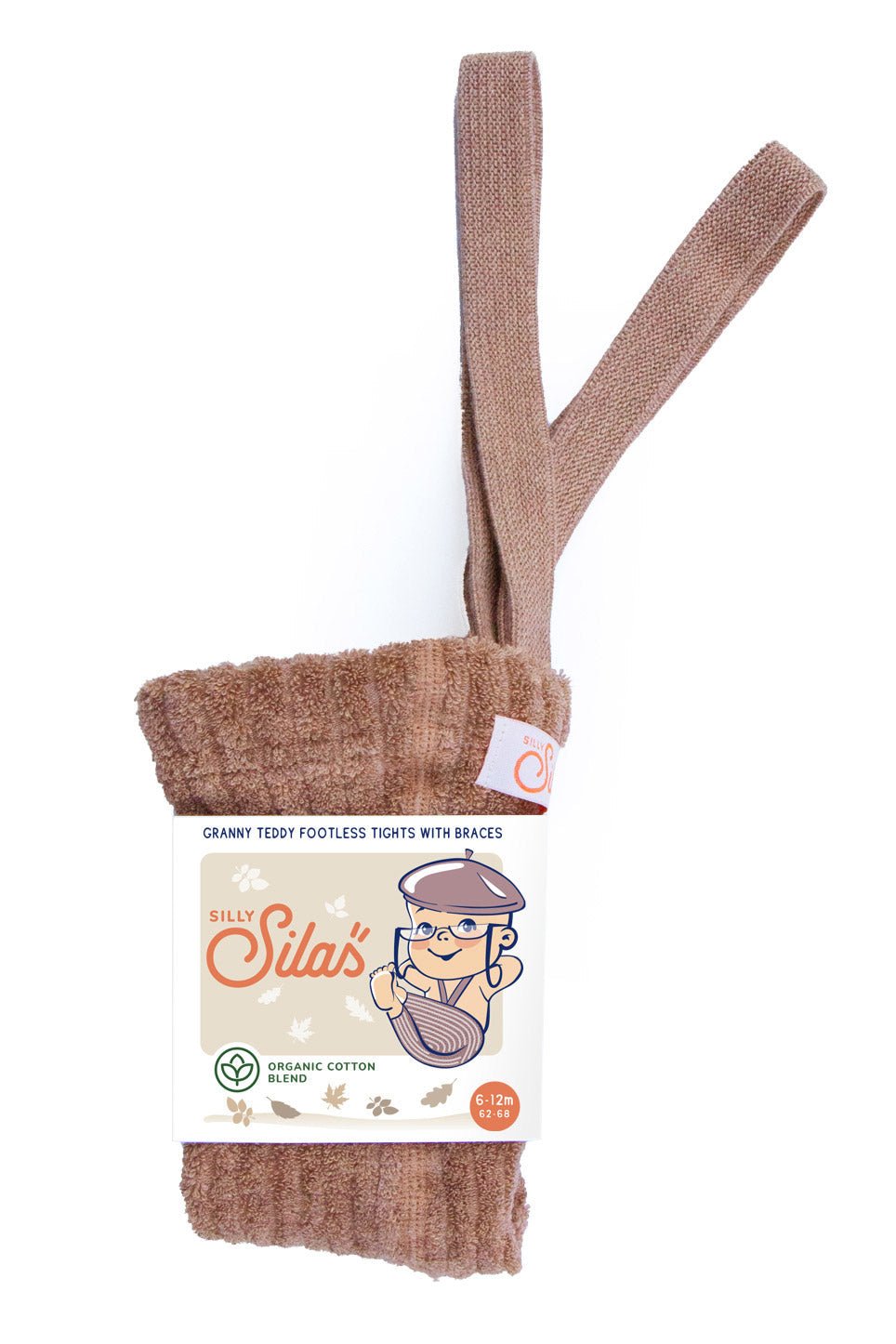 Silly Silas Granny Teddy Light Brown Footless Silly Silas