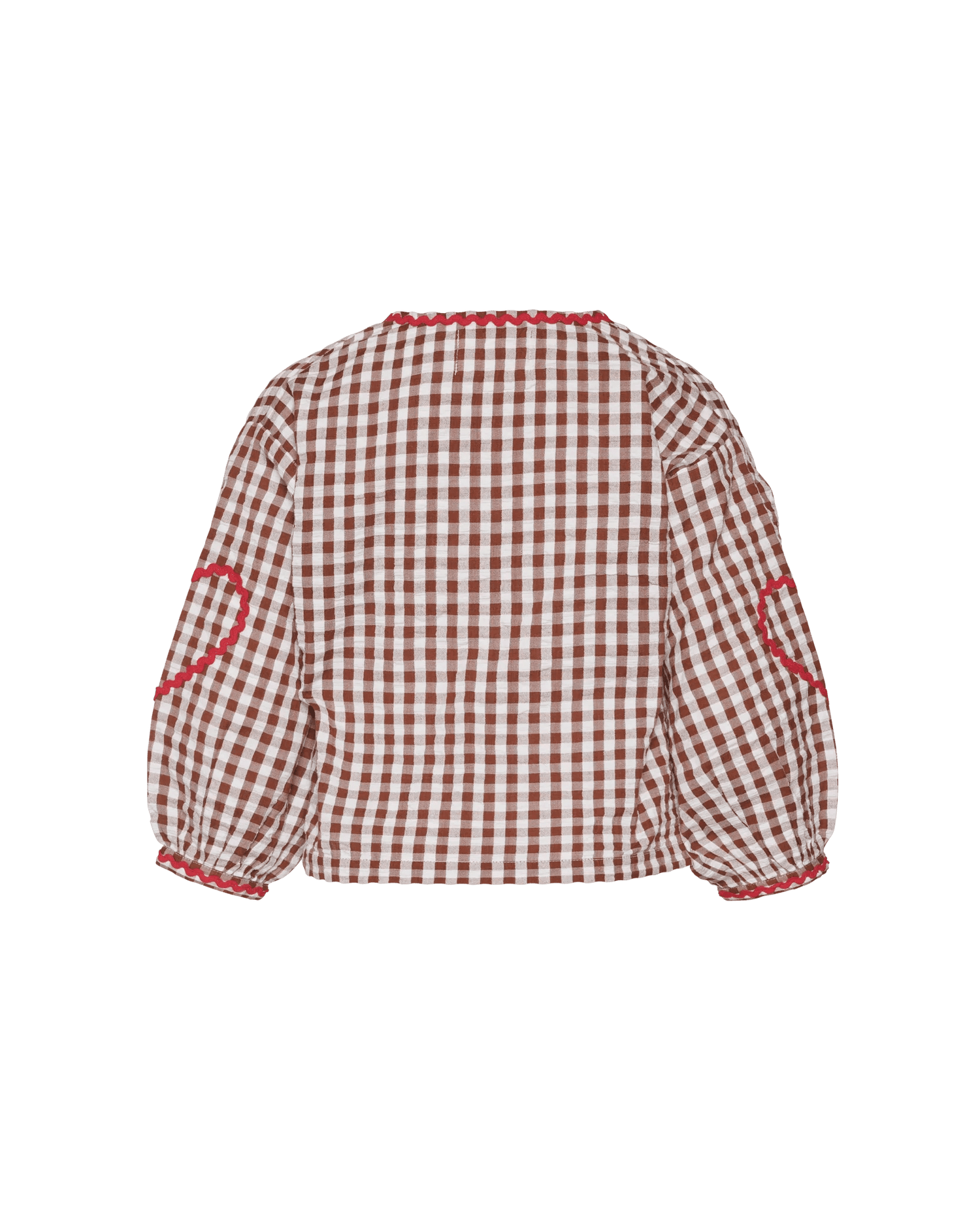 SISSEL EDELBO Astrid MINI Top - Brown Checks Sissel - edelbo