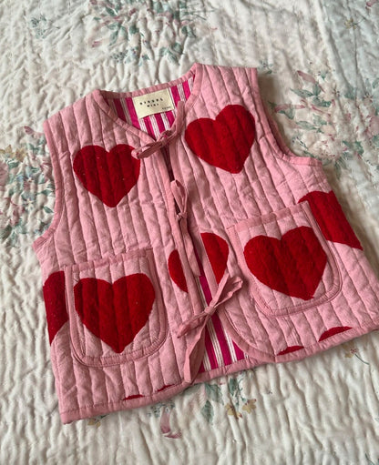 SISSEL EDELBO Honey MINI Vest - Red Heart Sissel - edelbo