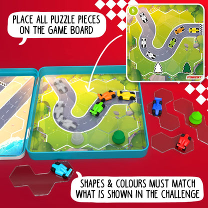 Smartgames Pole Position Metal Box Travel Game SmartGames