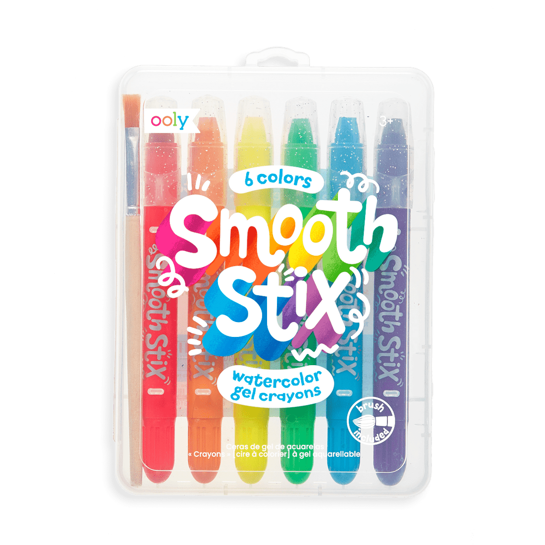 Smooth Stix Watercolor Gel Crayons - Set of 6 OOLY