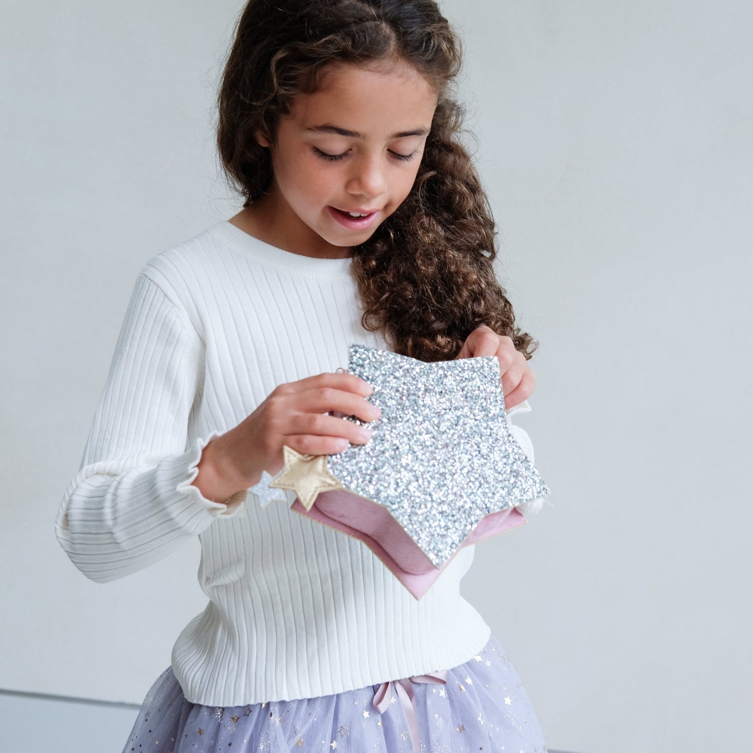 Sparkly glitter star bag Mimi &amp; Lula