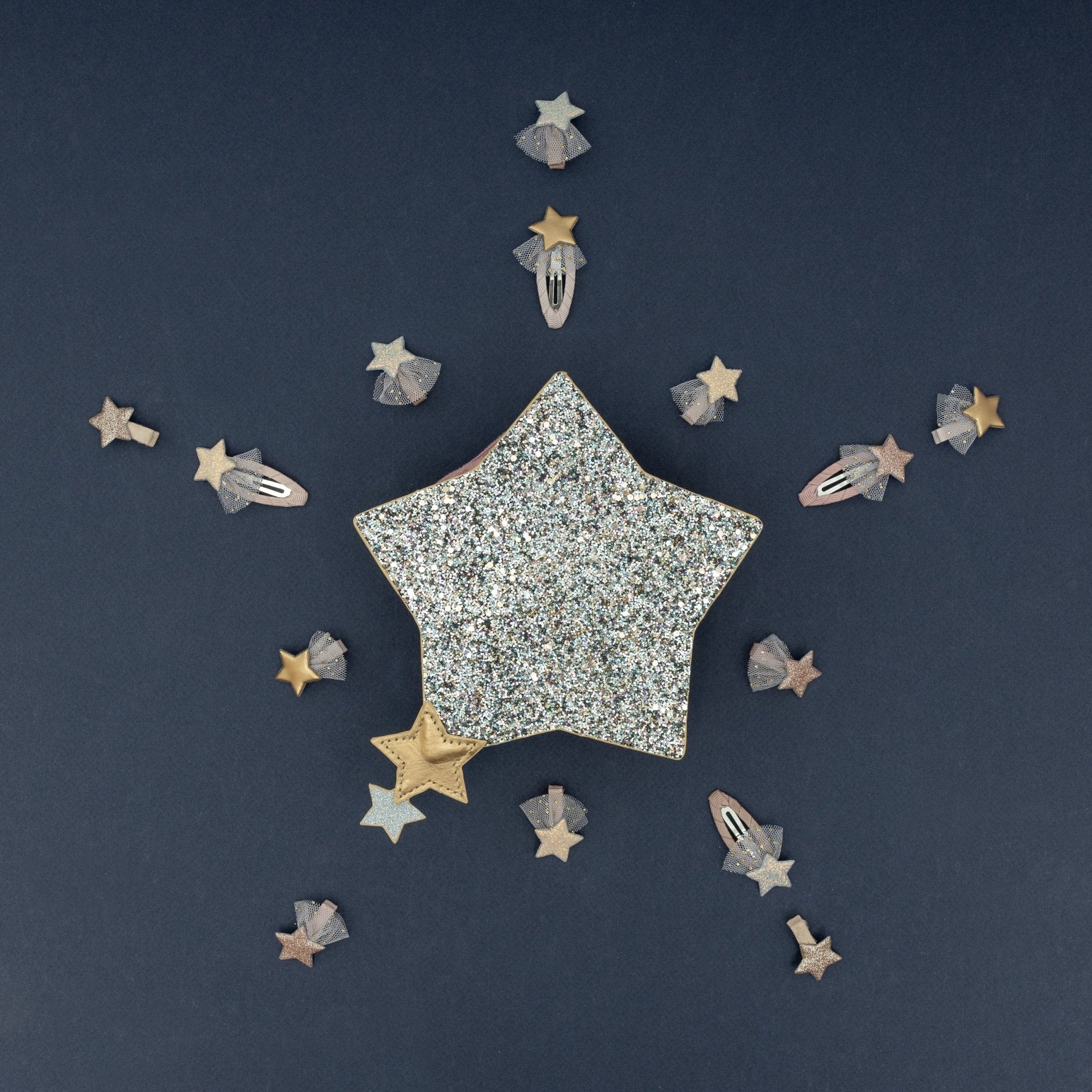 Sparkly glitter star bag Mimi &amp; Lula