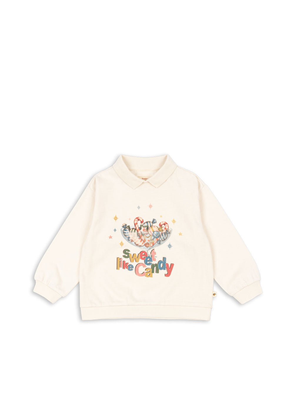 SPOTTY POLO - antique white Konges Sløjd New Collection