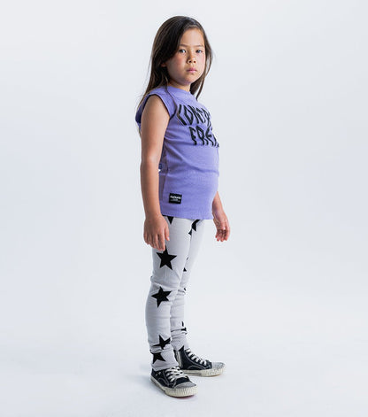 STAR LEGGINGS - SMOKEY GREY NUNUNU