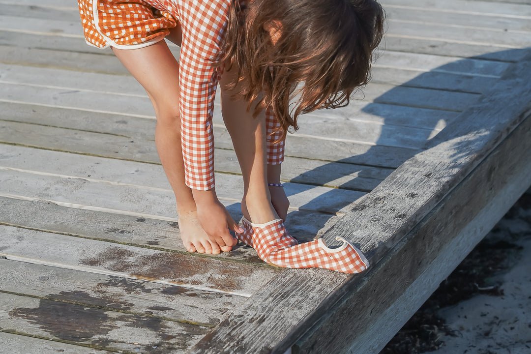 Swim Shoes - Sienna Gingham GRECH &amp; CO.