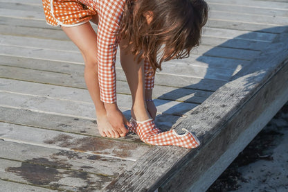 Swim Shoes - Sienna Gingham GRECH &amp; CO.
