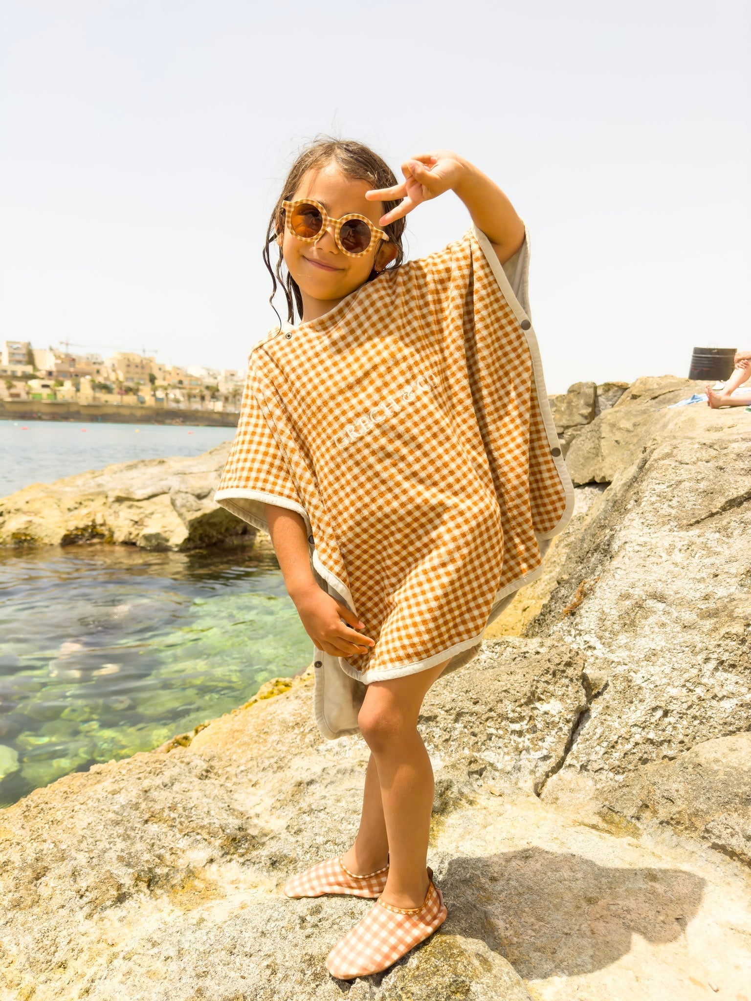 Swim Shoes - Sienna Gingham GRECH &amp; CO.